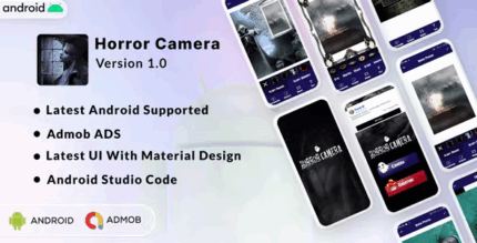 Scary cam horror camera live photo effect android app admob ads .png