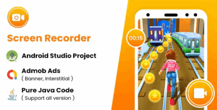 Screen recorder app with admob android codermarket.png