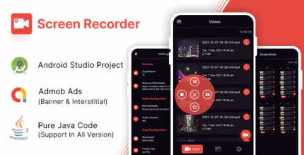 Screen recorder record capture video app with admob android codermarket.png