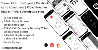 Secure vpn onesignal facebook ads admob ads video premium unlock .png