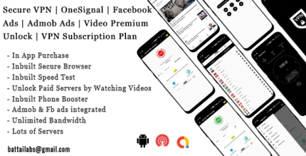 Secure vpn onesignal facebook ads admob ads video premium unlock .png