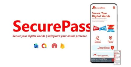 Securepass password generator app admob firebase onesignal codermarket.jpg