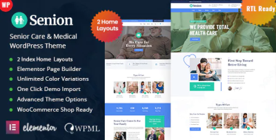 Senion senior care wordpress theme codermarket.png