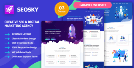 Seosky laravel seo digital marketing agency website script codermarket.png