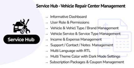 Service hub vehicle repair center management codermarket.jpeg