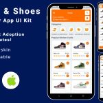 Shoes store app footwear ecommerce store flutter mobile app ui kit template.jpg