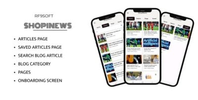 Shopify news app the best flutter shopinews app 2024 codermarket.jpeg