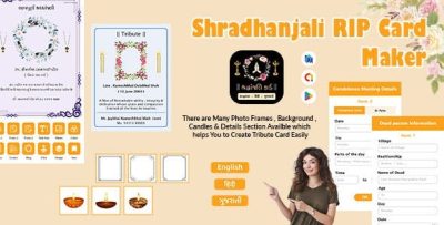 Shradhanjali card maker rip card creator punyatithi card maker codermarket.jpeg