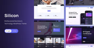 Silicon multipurpose technology wordpress theme codermarket.png