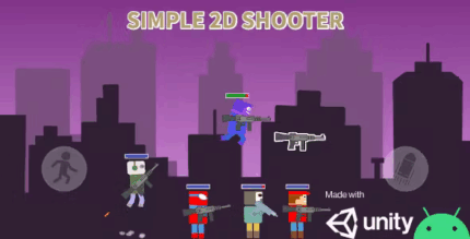 Simple 2d shooter unity game codermarket.png