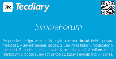 Simple forum responsive bulletin board codermarket.png
