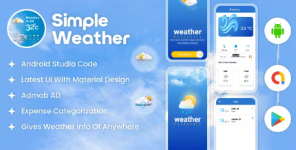 Simple weather weather indicate android app weather alert codermarket.png