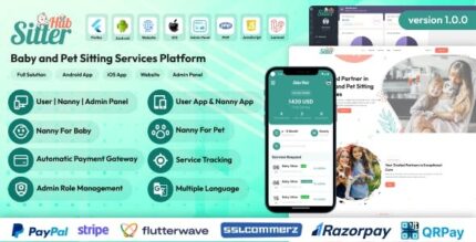 Sitterhub baby and pet sitting services platform full solution codermarket.jpeg