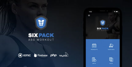 Sixpack complete ionic 5 fitness app backend codermarket.jpg