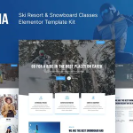 Skatia ski resort snowboard classes elementor template kit codermarket.png