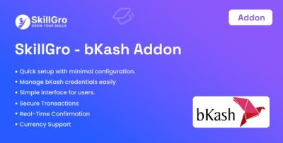 Skillgro course learning management system lms bkash addon codermarket.jpg