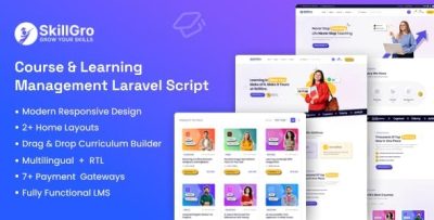 Skillgro lms course learning management system laravel script codermarket.jpeg