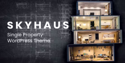 Skyhaus single property one page theme codermarket.png