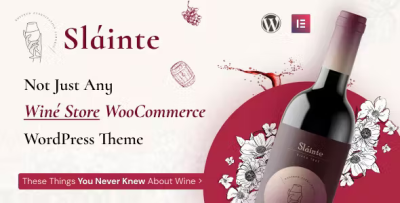 Slainte winery wine store woocommercetheme codermarket.png
