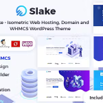 Slake isometric web hosting domain and whmcs wordpress theme codermarket.png