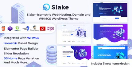 Slake isometric web hosting domain and whmcs wordpress theme codermarket.png