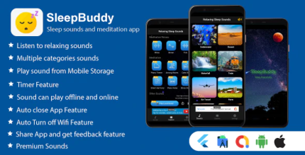 Sleepbuddy sleep sounds and meditation flutter app codermarket.png