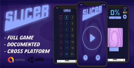 Slicer fun puzzle game unity admob codermarket.png