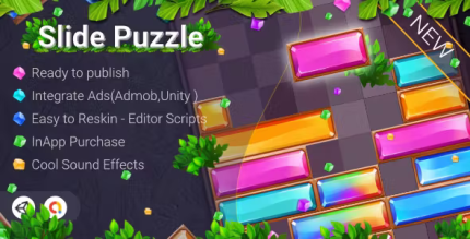 Slide puzzle unity game admob ios android codermarket.png