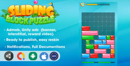 Sliding block puzzle unity complete project codermarket.png