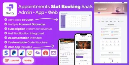 Slotify appointment time slot booking saas marketplace with admin panel.jpeg
