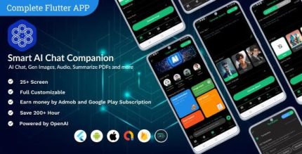 Smart ai chat companion complete flutter application codermarket.jpg
