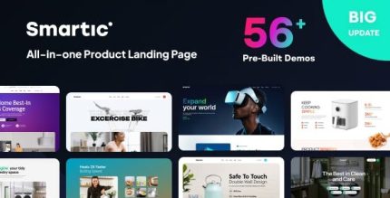 Smartic product landing page woocommerce theme codermarket.jpeg