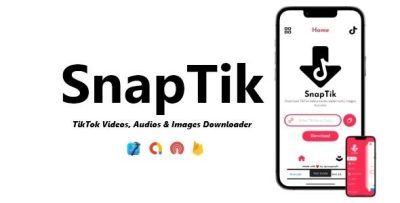 Snaptik videos audios images tiktok downloader admob onesignal .jpeg