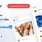 Socialv social network flutter app with buddypress wordpress backend .png