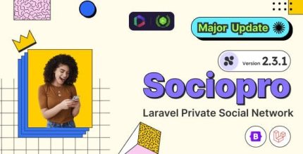 Sociopro laravel private social network codermarket.jpeg
