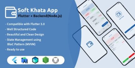 Soft khata credit ledger account with apis flutter backend codermarket.jpeg