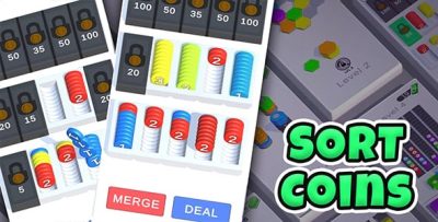 Sort coins hypercasual puzzle game unity codermarket.jpg