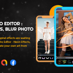 Spiral photo editor neon effects blur photo android 11 support .png