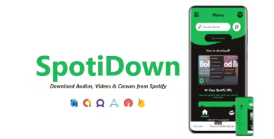 Spotidown spotify audios videos canvas downloader admob fan applovin .png