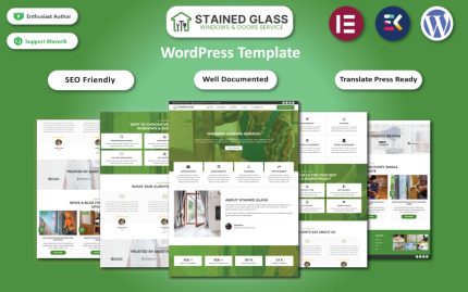 Stained glass window door services wordpress elementor template.jpg