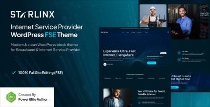 Starlinx broadband internet service provider fse wordpress theme .jpg