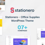 Stationero woocommerce stationery wordpress theme codermarket.png