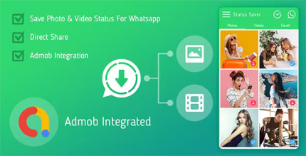 Status saver for whatsapp download photos videos codermarket.png