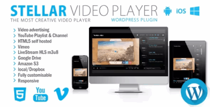 Stellar video player wordpress plugin codermarket.png
