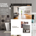 Stoneworks flooring home interior elementor template kit codermarket.png