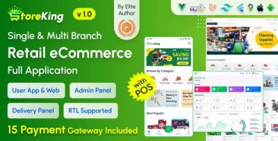 Storeking ecommerce grocery pharmacy supershop app with laravel website.jpg