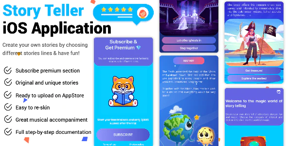story-teller-ios-application-codermarket.png Story teller ios application codermarket.png