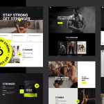 Stronger gym and fitness theme codermarket.png