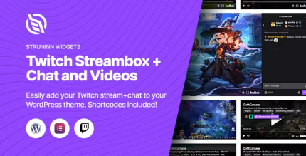 Struninn twitch streambox with chat and videos codermarket.png