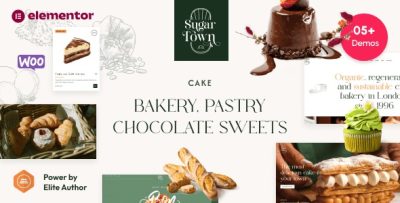 Sugartown bakery pastry chocolate sweets wordpress theme codermarket.jpg
